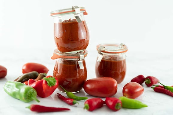 Mexikanische Salsa aus dem Dampfgarer.