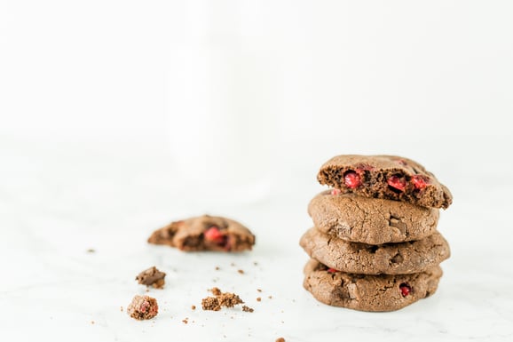 Johanissbeer-Cookies aus dem Dampfgarer.