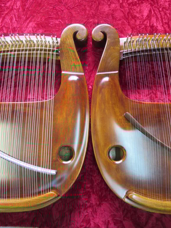 竪琴　ライアー　てるる詩の木工房　てるる　41弦　39弦　leier lyre　コンサートライアー　沖縄竪琴　竪琴の音色