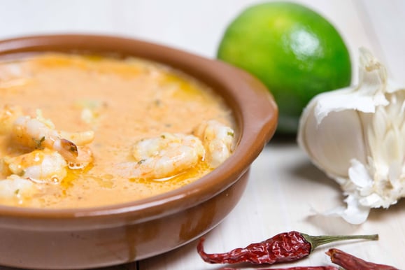 Steamhaus - Rezept für Kombi-Steamer und Dampfgarer: Garnelen in einer Kokos-Curry-Sauce.