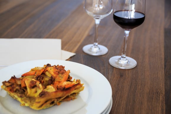 Bild zum Rezept für Steamer und Dampfgarer: Herbstlasagne.