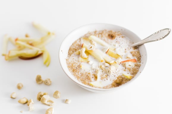 Amaranth Porridge aus dem Dampfgarer.