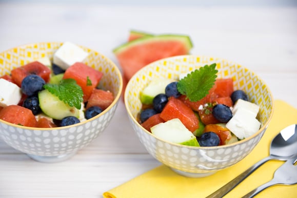 Sommersalat aus dem Dampfgarer.