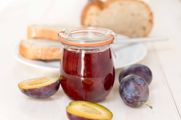 Zwetschgen-Konfitüre aus dem Dampfgarer.