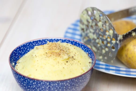 Kartoffelstock aus dem Dampfgarer.