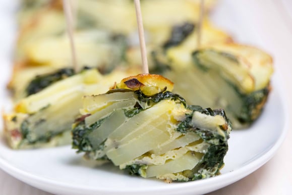 Tortilla aus dem Dampfgarer.