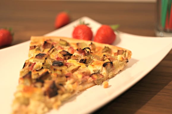 Bild zum Rezept für Steamer und Dampfgarer: Rhabarber-Wähe.