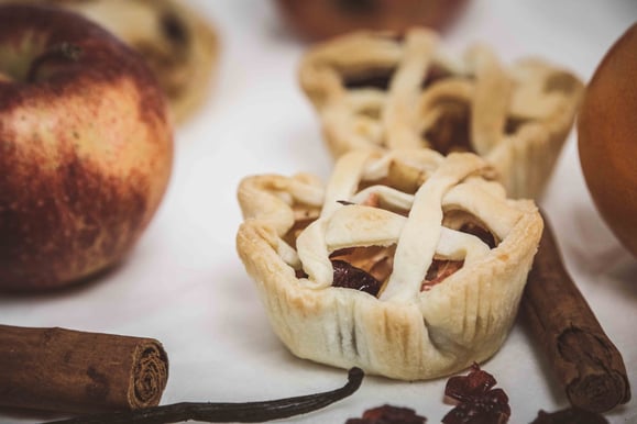Mini Apfel-Pie aus dem Dampfgarer.