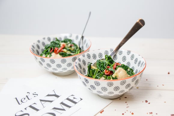 Steamhaus - Rezept für Kombi-Steamer und Dampfgarer: Rassiger Spinat mit Poulet.