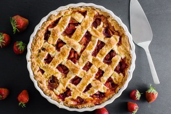 Erdbeer-Crostata aus dem Dampfgarer.