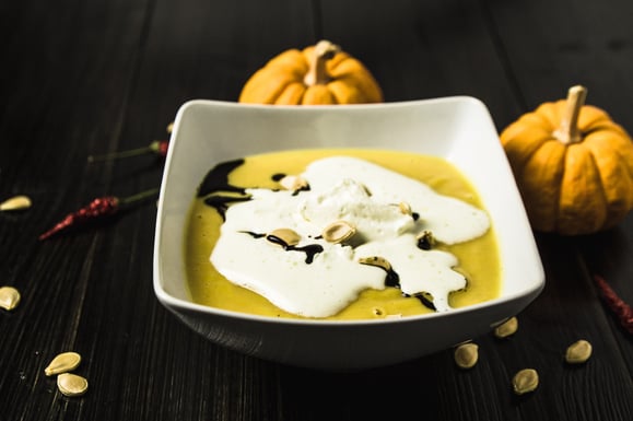 Bild zum Rezept für Steamer und Dampfgarer: Kürbissuppe.