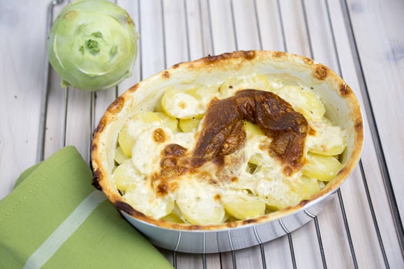 Steamhaus - Rezept für Kombi-Steamer und Dampfgarer: Pilz-Ricotta-Basilikum-Bruschetta.