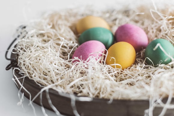 Ostereier färben im Dampfgarer.