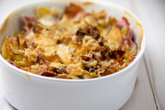 Rezept für Steamer und Dampfgarer: Teigwaren-Auflauf.