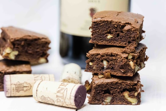 Schokoladen-Rotwein Brownies aus dem Dampfgarer