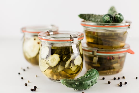 Essiggurken/Gewürzgurken aus dem Dampfgarer.