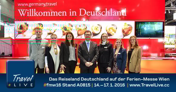 Das Reiseland Deutschland auf der Ferien-Messe Wien #fmw16 Stand A0815 