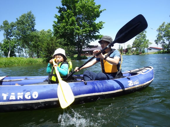 カヌー　子供