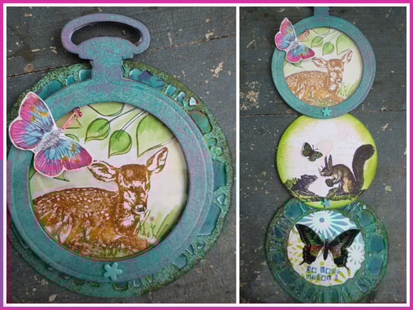 telescoping card fawn