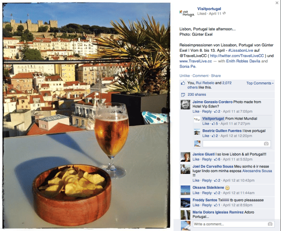 Visitportugal Facebook
