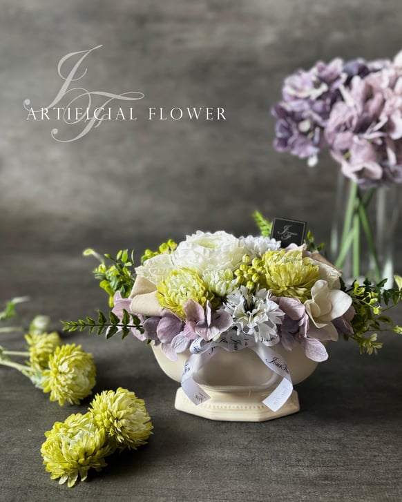 JourFin 　フラワー教室　リボンレッスン　リボンワーク　アーティフィシャルフラワー　資格取得コース　フラワーディプロマコース　フラワー基本　アレンジメント　フラワーアレンジメント　インテリアフラワー