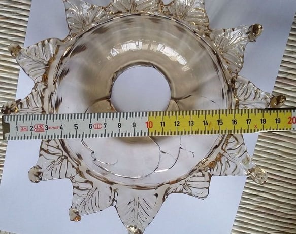 Coppa-o-Tazza-ricambio-per-lampadario-in-vetro-di-murano