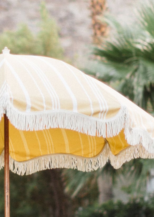 PARASOL VINTAGE FRANGES COTON