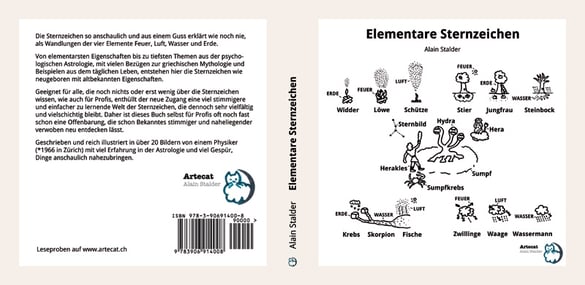 Elementare Sternzeichen, Buch von Dr. sc. nat. ETHZ, Alain Stalder, Mitglied der Astrologischen Gesellschaft Zürich