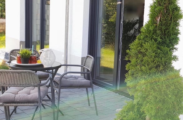 Ferienwohnung Heidi für bis zu 4 Personen mit eigenem Garten und Terrasse im Saarland