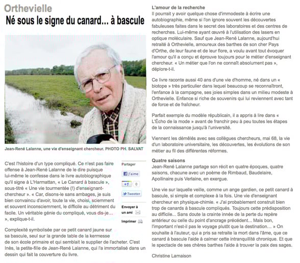 jean rené Lalanne, orthe landes peyrehorade aquitaine sorde hastingues cagnotte gave adour saumon chasse, pêche, écrivain