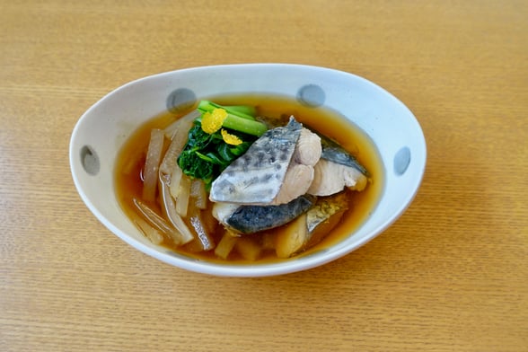 さわらと大根の汁物