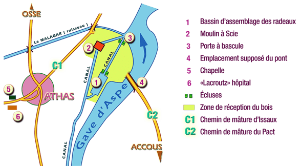 orthe, inondation, peyrehorade, landes, aquitaine, peche, lamproie, pyrenees, gave, arthous, adour, sorde, barthes, radelage, alose, saumon, port de lanne, couralin, hastingues,  tilhole, galupe