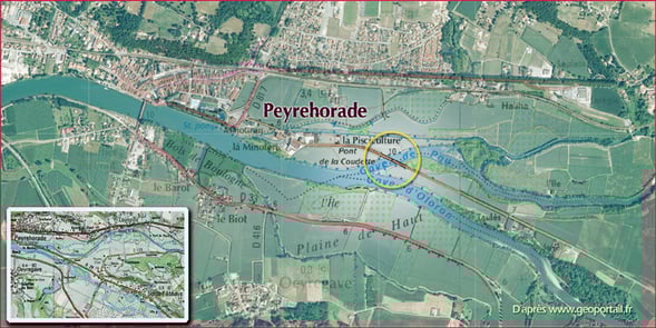 peyrehorade, orthe, landes, aquitaine, dax, gave, adour, arthous, cagnotte, sorde, pardies, saumon, alose aspremont, montreal, diane, st martin, quai du roc, sablot, igaas, pont, coudette