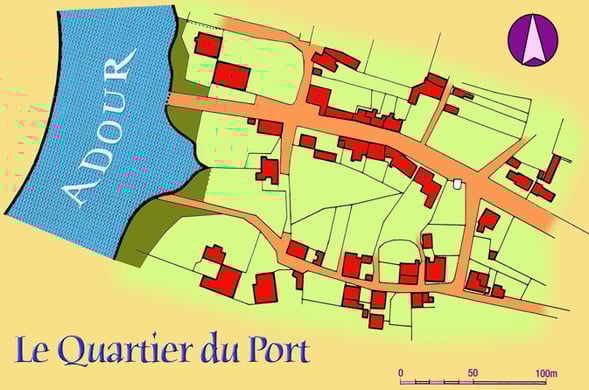 orthe, port de lanne, peyrehorade, landes, aquitaine, hastingues, gave, adour, barthes, saumon, alose, bec du gave, lamproie, marée, arthous, lavoir, couralin