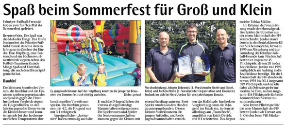 Bericht im Sonntagsblatt vom 12.08.2012