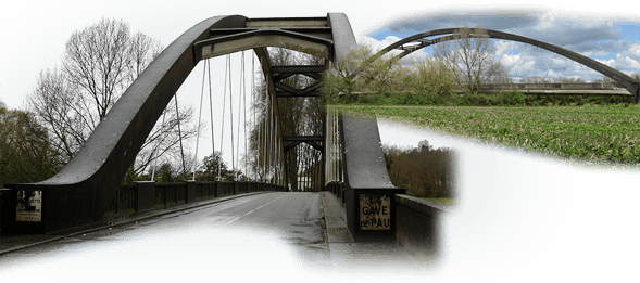 orthe, cauneille, peyrehorade, landes, aquitaine, jean rameau, gave, adour, gloriette, saumon, mente, compostelle, pourtaou, minoterie, larran, pont, coudette, saboterie, sabot, formier, gestas