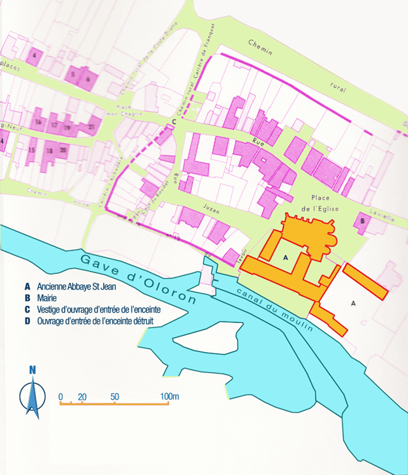 orthe, Sorde, abbaye, peyrehorade, landes, aquitaine, hastingues, gave, adour, barthes, saumon, mazetti, mosaique, plouvier, baro, arthous, lavoir, cryptoportique, dortignacq, pelerin, compostelle