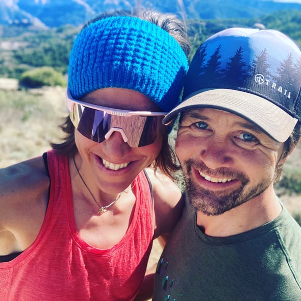 Die Weltenbummler Roger & Cristina gemeinsam auf dem Strahlhorn