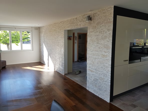 Steinwerke.ch moderne Wandverkleidung - Deko - Design - Wandpaneele, Modern - Elegant - Exklusiv - Steinwandbeleuchtung - Kunststein - Ambiente - Freude