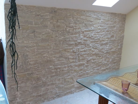 Steinwerke.ch moderne Wandverkleidung - Deko - Design - Wandpaneele, Modern - Elegant - Exklusiv - Steinwandbeleuchtung - Kunststein - Ambiente