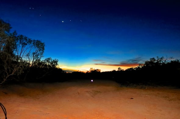 静かさが響く夜