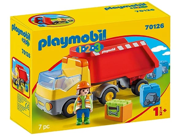 Bei der Bestellung erhalten Sie das Playmobil Paket 70126 "Playmobil 1.2.3 Kipplaster 70126".