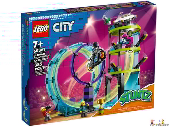 Bei der Bestellung im Onlineshop der-Wegweiser erhalten Sie das Lego Paket 60361 "Lego City Stuntfahrer Challenge 60361".
