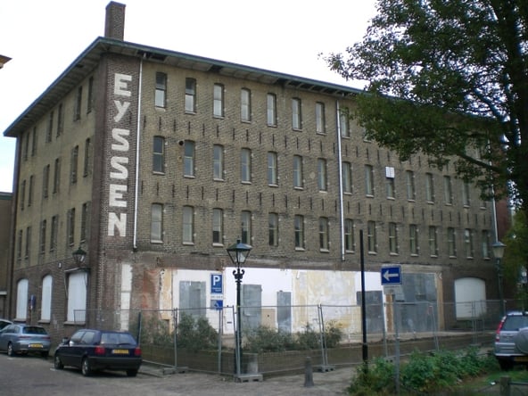 Kaaspakhuis Eyssen Kanaalkade Alkmaar, cultuurhistorisch onderzoek gasfabriek, chocoladefabriek Ero en Rem en Paardenmarkt