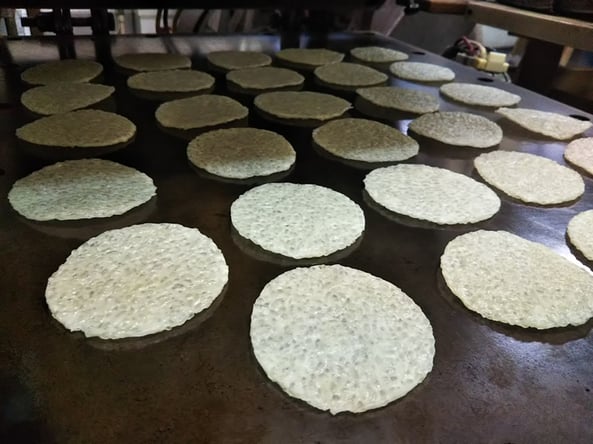 薄焼きせんべい生地