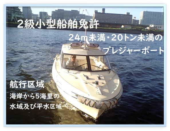 2級小型船舶免許詳細