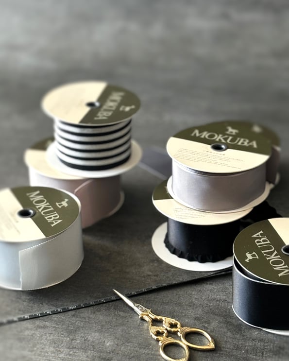 JourFin　LoveRibbon　ラブリボン　リボンレッスン　木馬リボン　MOKUBA　リボン教室　リボン　リボンレッスン　クラフト　グログランリボン　