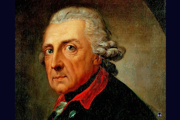 Friedrich II. Gemälde von Anton Graff, 1781
