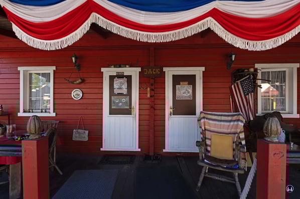 Das Büro des "Bürgermeisters" und 1. Vorsitzenden des "Cowboy Club Old Texas Berlin 1950 e. V., Ralf Keber (Vereinsname: Jack Hunter).