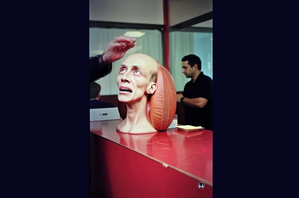 Ausstellung "Contract of Fiction" in der Galerie P 61. Motiv: KATSUKO KOISO / ITALIEN